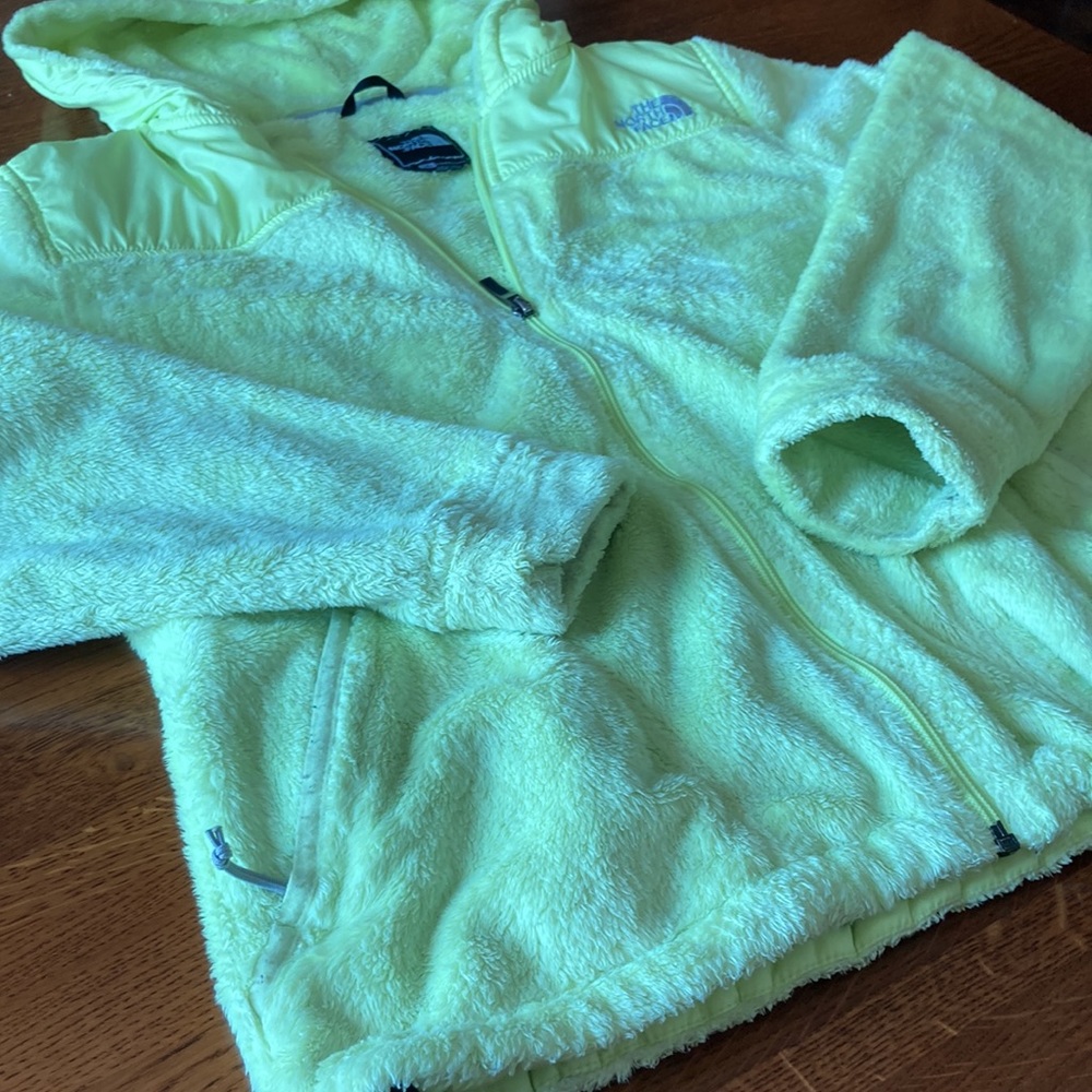 Neon Yellow Hooded NF Fleece - Picture 5 of 9